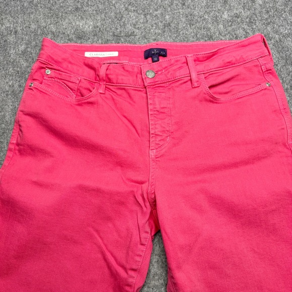 NYDJ Clarissa Ankle Jeans Size 10 Pink Lift Tuck Technology Womens Denim - Picture 3 of 13